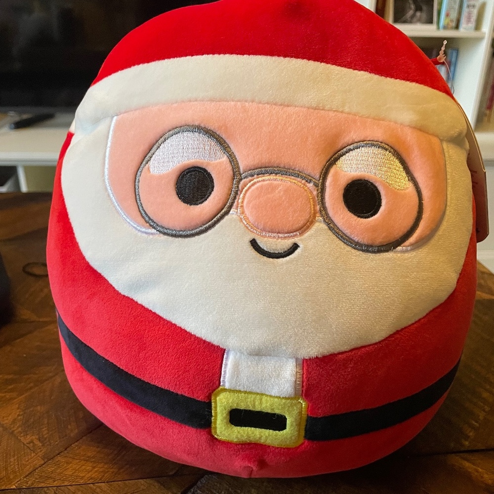 NWT SQUISHMALLOW 11" SANTA plush stuffed animal Christmas
